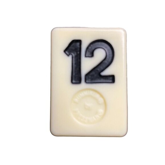 Pressman Rummikub Black 12 Tile Original Replacement Game Piece Smooth Back u - Picture 1 of 2